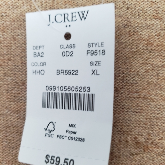 J Crew Men's Textured Crewneck Sweater - Picture 5 of 6